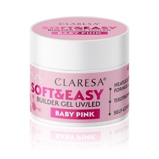 Claresa Soft&Easy żel budujący do paznokci Baby Pink 12 g