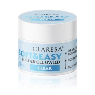 Claresa Soft&Easy żel budujący do paznokci Clear 12 g