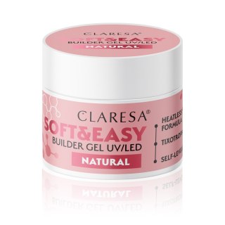 Claresa Soft&Easy żel budujący do paznokci Natural 12 g
