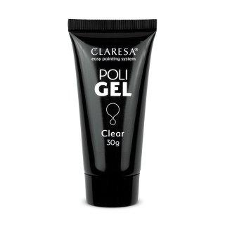 Claresa żel budujący do paznokci Poli - Clear 30 g