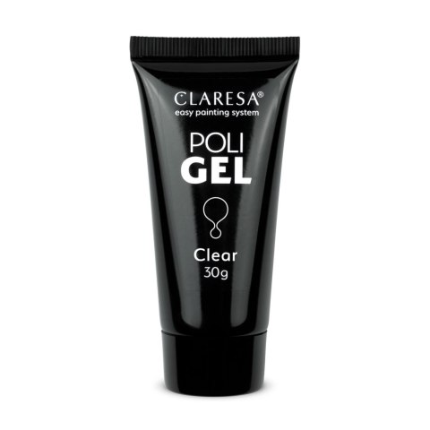 Claresa żel budujący do paznokci Poli - Clear 30 g