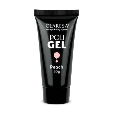 Claresa żel budujący do paznokci Poli - Peach 30 g