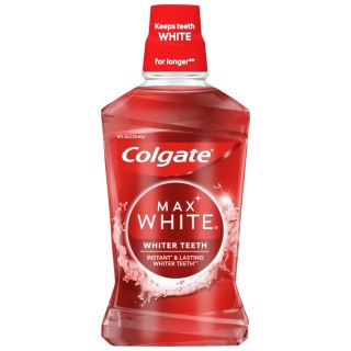 Colgate Max White płyn do płukania jamy ustnej Whiter Teeth 500 ml