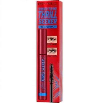 Rimmel Tusz do Rzęs Wonder Volume Thrill Seeker Zwiększający Objętość Wodoodporny Czarny 8 ml