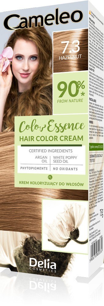 Delia Cosmetics CAMELEO Color Essence krem koloryzujący nr 7.3 - hazelnut