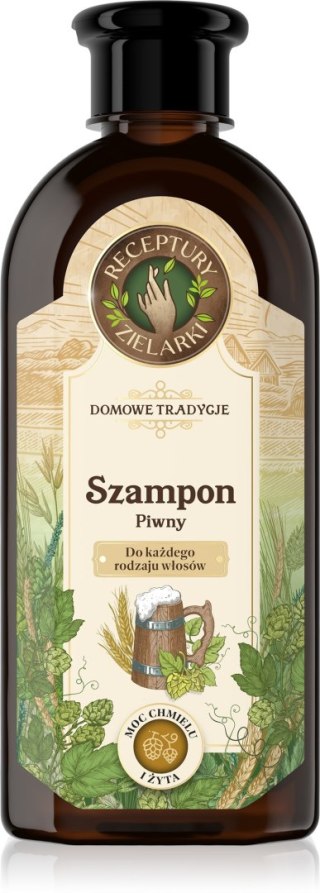 Receptury Zielarki Domowe Tradycje szampon piwny do każdego rodzaju włosów 350 ml