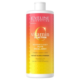 Eveline Vitamin C 3x Action rozświetlający płyn micelarny 500 ml