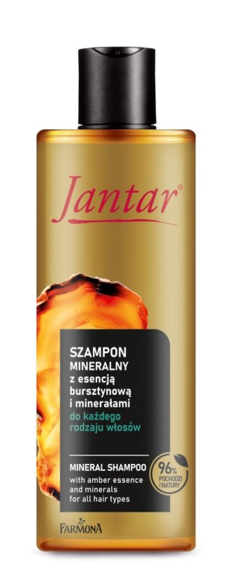 Farmona JANTAR szampon mineralny z esencją bursztynową i minerałami do każdego rodzaju włosów 300 ml