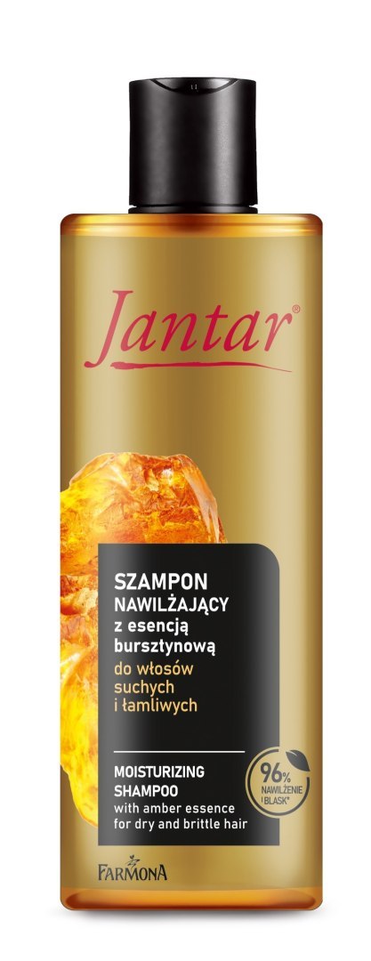 Farmona JANTAR szampon nawilżający z esencją bursztynową do włosów suchych i łamliwych 300 ml
