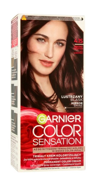 Garnier Color Sensation krem koloryzujący 4.15 Icy Chestnut- Mroźny Kasztan 1 op.