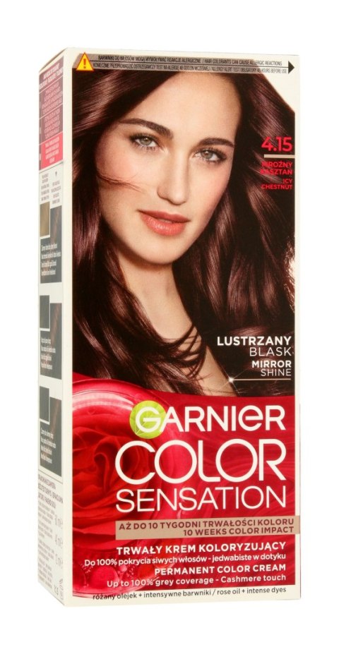 Garnier Color Sensation krem koloryzujący 4.15 Icy Chestnut- Mroźny Kasztan 1 op.