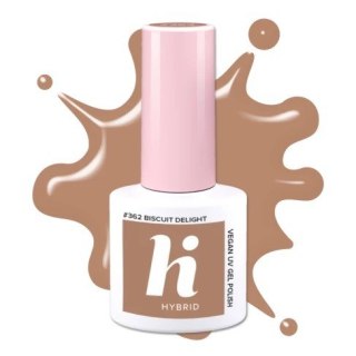 Hi Hybrid lakier hybrydowy HEMA Free Coffeehouse #362 Biscuit Delight 5 ml