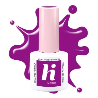 Hi Hybrid HEMA Free lakier hybrydowy Neon #280 Violet Shadow 5 ml