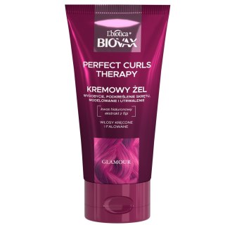 L'Biotica Biovax Glamour Kremowy żel Perfect Curls Therapy - do włosów kręconych i falowanych 150 ml