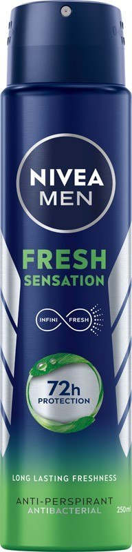 NIVEA MEN Fresh Sensation Antyperspirant w Sprayu 250 ml