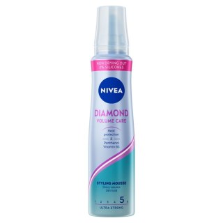 Nivea Styling Diamond Volume Care pianka do włosów ultra mocna 150 ml