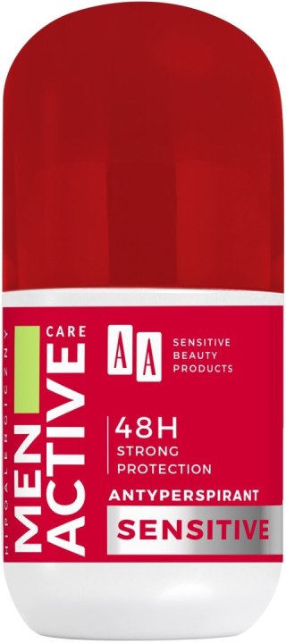 Oceanic Aa Active Care Dezodorant Antyperspirant Roll-on Sensitive dla Mężczyzn 50 ml