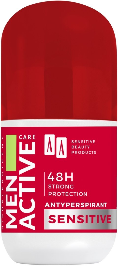 Oceanic Aa Active Care Dezodorant Antyperspirant Roll-on Sensitive dla Mężczyzn 50 ml