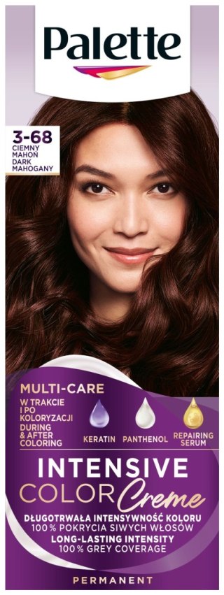 Palette Intensive Color Creme krem koloryzujący nr 3-68 (R2) - ciemny mahoń 1 op.