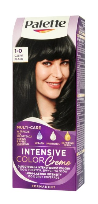Palette Intensive Color Creme Multi Care krem koloryzujący nr 1-0 (N1) - czerń 1 op.