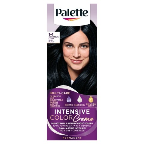 Palette Intensive Color Creme Multi Care krem koloryzujący nr 1-1 (C1) - granatowa czerń 1 op.