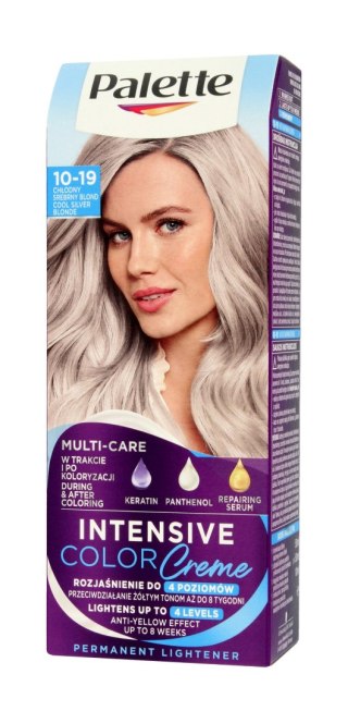 Palette Intensive Color Creme Multi Care krem koloryzujący nr 10-19 Chłodny Srebrny Blond 1 op.