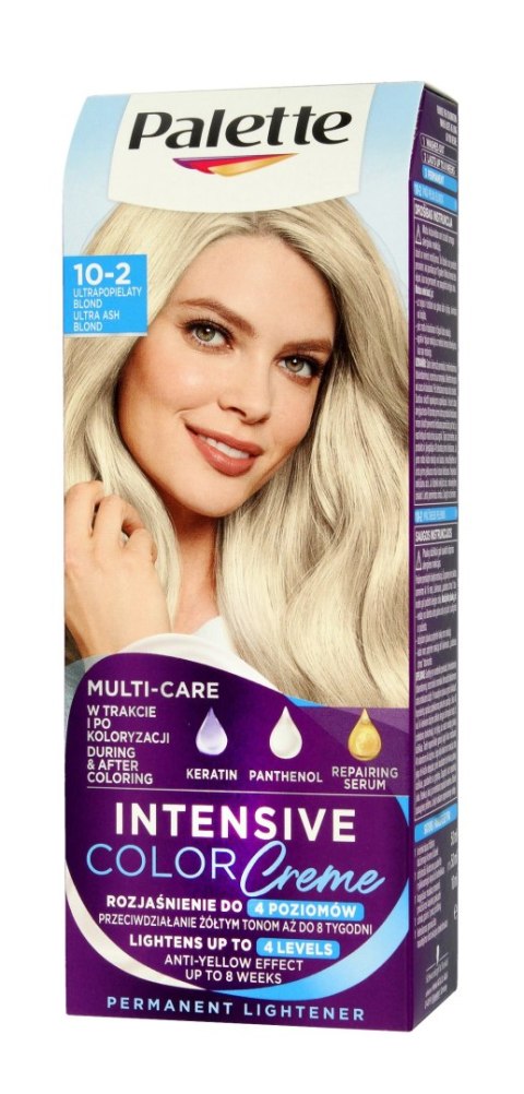 Palette Intensive Color Creme Multi Care krem koloryzujący nr 10-2 popielaty blond 1 op.