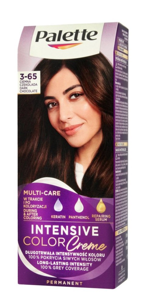 Palette Intensive Color Creme Multi Care krem koloryzujący nr 3-65 (W2) - ciemna czekolada 1 op.