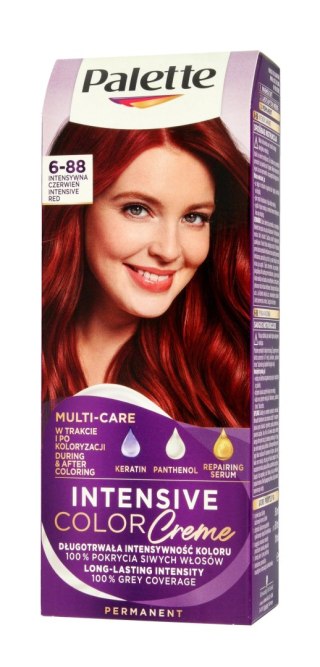 Palette Intensive Color Creme Multi Care krem koloryzujący nr 6-88 (RI5) - intensywna czerwień 1 op.
