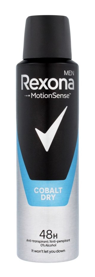 Rexona MEN Cobalt Dry Antyperspirant Męski w Sprayu 150 ml