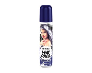 Venita 1- Day Color spray koloryzujący do włosów - nr 1 White (biały) 50 ml