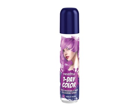 Venita 1- Day Color spray koloryzujący do włosów - nr 10 Violet Aura (fioletowy) 50 ml