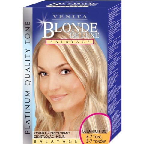 Venita Blonde De Luxe rozjaśniacz do włosów (5-7 tonów) - Balayage (włosy z pasemkami) 1 op.