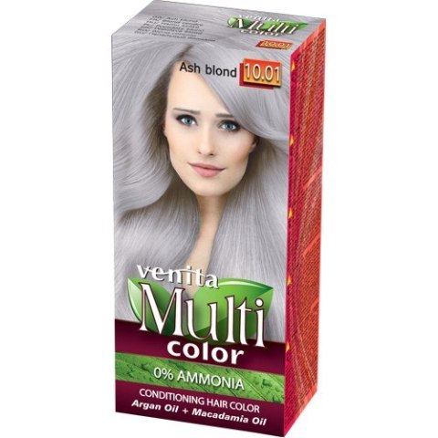 Venita farba do włosów bez amoniaku Multi Color - 10.01 Ash Blond 1 op.