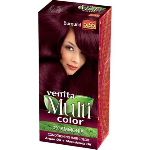 Venita farba do włosów bez amoniaku Multi Color - 5.65 Burgund 1 op.