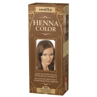 Venita HENNA COLOR balsam nr 114 ZŁOTY brąz
