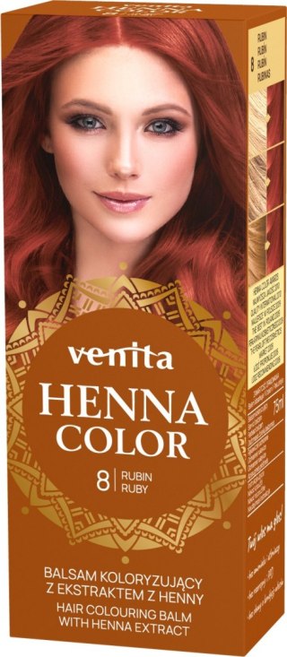 Venita HENNA COLOR balsam nr 8 RUBIN