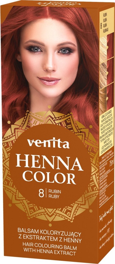 Venita HENNA COLOR balsam nr 8 RUBIN