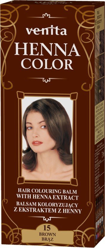 Venita Henna Color balsam koloryzujący z ekstraktem z henny - 15 brąz 1 op.