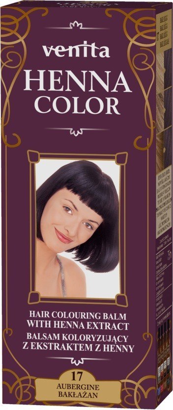Venita Henna Color balsam koloryzujący z ekstraktem z henny - 17 Bakłażan 1 op.