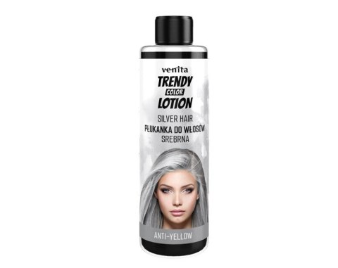 Venita Trendy Color Lotion płukanka do włosów anti-yellow - srebrna 200 ml