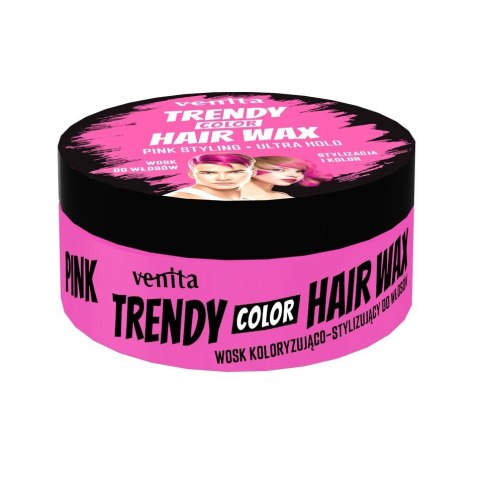 Venita Trendy Wosk do włosów Pink 75 g