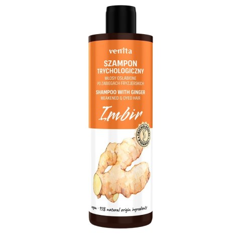 Venita Trichological Formula szampon trychologiczny Imbir - do włosów osłabionych zabiegami fryzjerskimi 300 ml