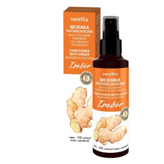 Venita Trichological Formula Imbir wcierka trychologiczna do włosów osłabionych, farbowanych i po zabiegach fryzjerskich 100 ml