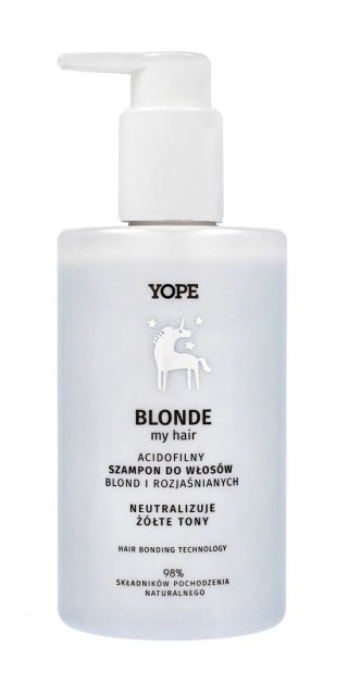 Yope Blonde My Hair Acidofilny szampon do włosów blond i rozjaśnianych - neutralizuje żółte tony 300 ml