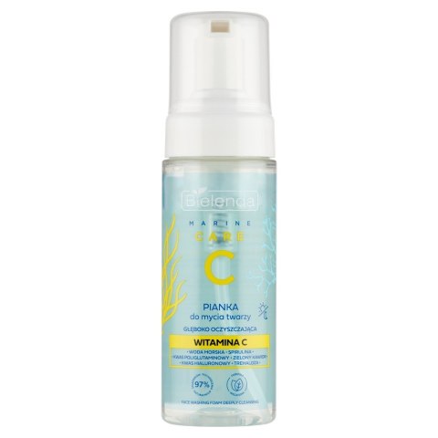 Bielenda Marine Care C pianka do mycia twarzy głęboko oczyszczająca - Witamina C 150 ml