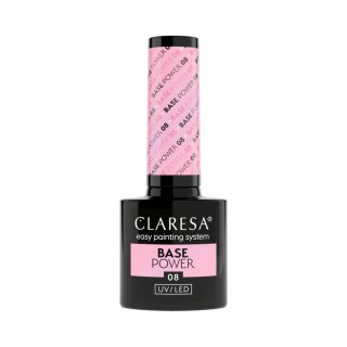 Claresa Base Power baza kauczukowa do paznokci UV/LED 08 5 g