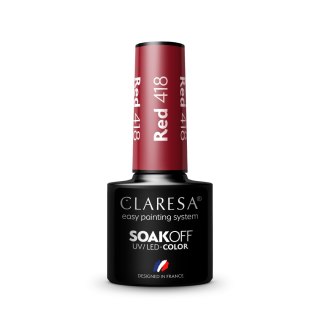 Claresa lakier hybrydowy Red nr 418 5 g