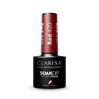Claresa lakier hybrydowy Red nr 420 5 g