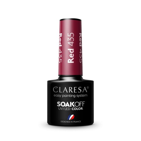 Claresa lakier hybrydowy Red nr 435 5 g
